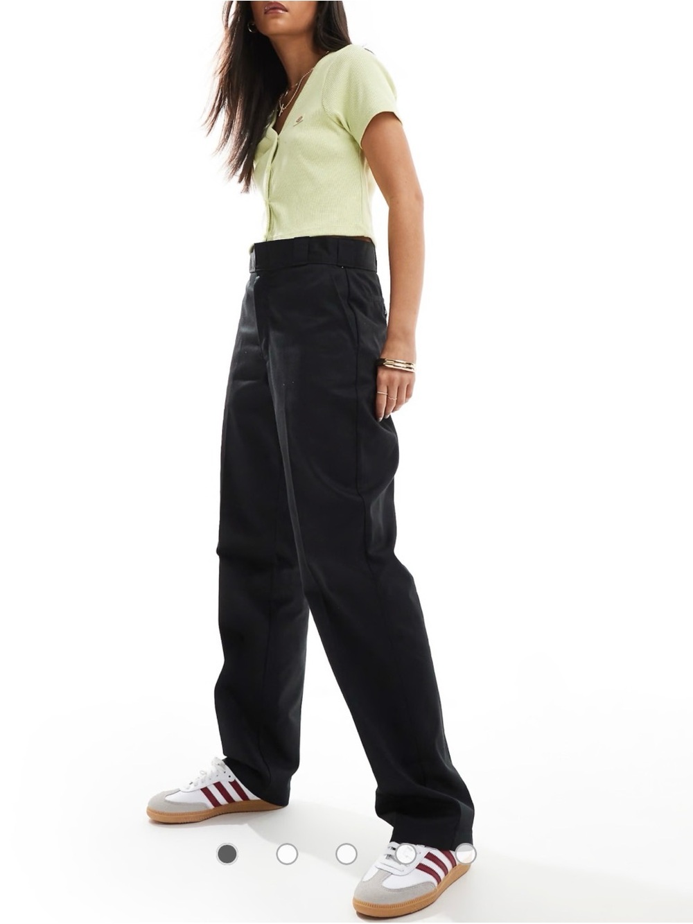 Dickies Black Wide straight Work Pants 874 size 2-4
